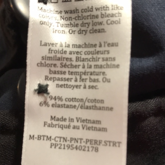 Everlane Performance Chino Pants Uniform Straight Fit Deep Navy 40X34 NWT - Picture 9 of 9